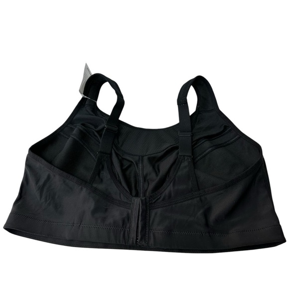 Deyllo Black Sports Bra, Full Support, Style 40591, 42DD/E - Picture 5 of 9